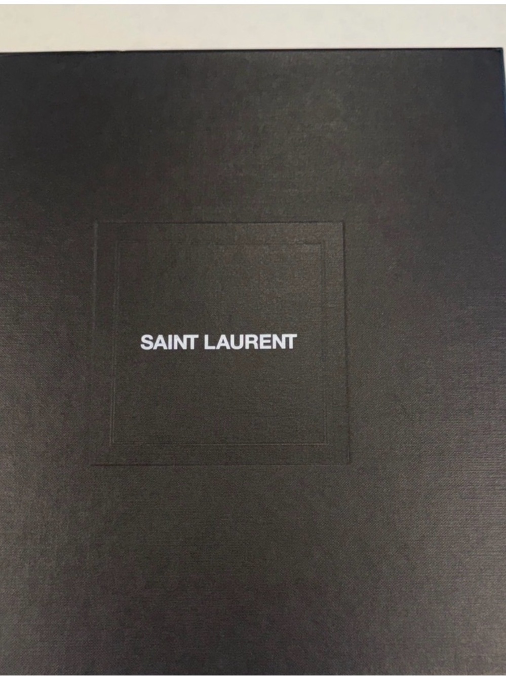 Saint Laurent Black Patent YSL Logo Strappy Heels - Picture 4 of 4